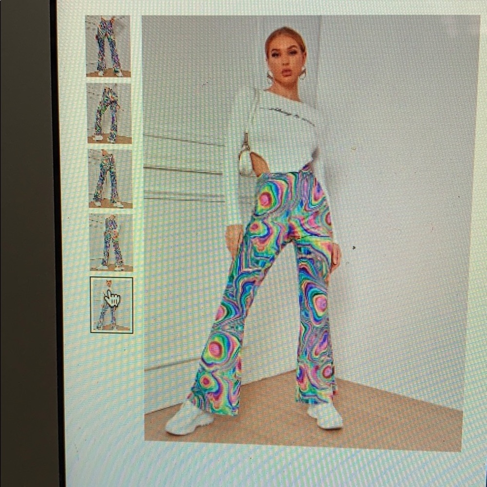 Tie Dye Flare pants - Picture 3 of 3